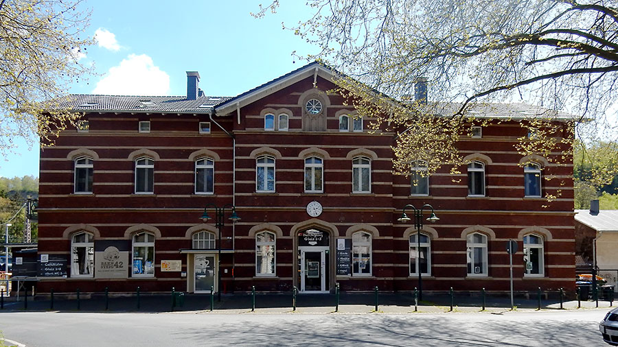Bahnhof Letmathe (Mai 2016) Foto: Ulrich Dornhoff